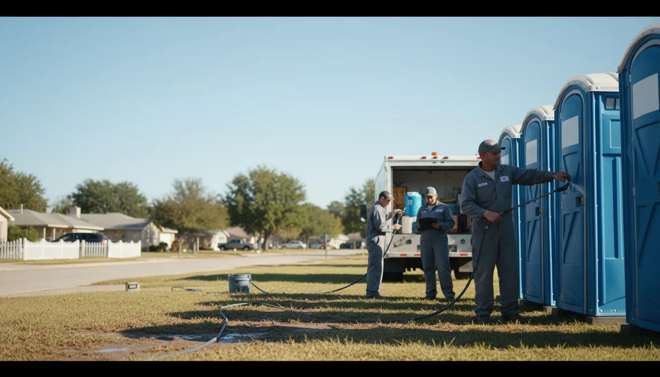 Long-Term Portable Toilet Rental in Amanda, OH near me